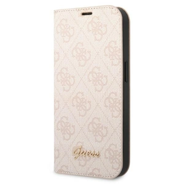 Guess GUBKP14XHG4SHP iPhone 14 Pro Max 6.7 "pink / pink book 4G Vintage Gold Logo