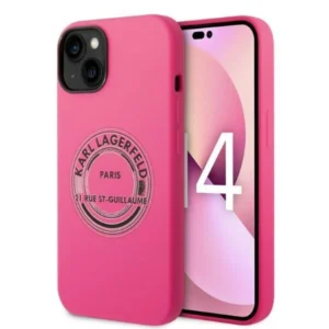 Karl Lagerfeld KLHCP14MSRSGRCF iPhone 14 Plus 6.7 "hardcase pink / pink Silicone RSG