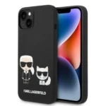 Karl Lagerfeld KLHMP14MSSKCK iPhone 14 Plus 6.7 "hardcase black / black Liquid Silicone Karl & Choupette Magsafe