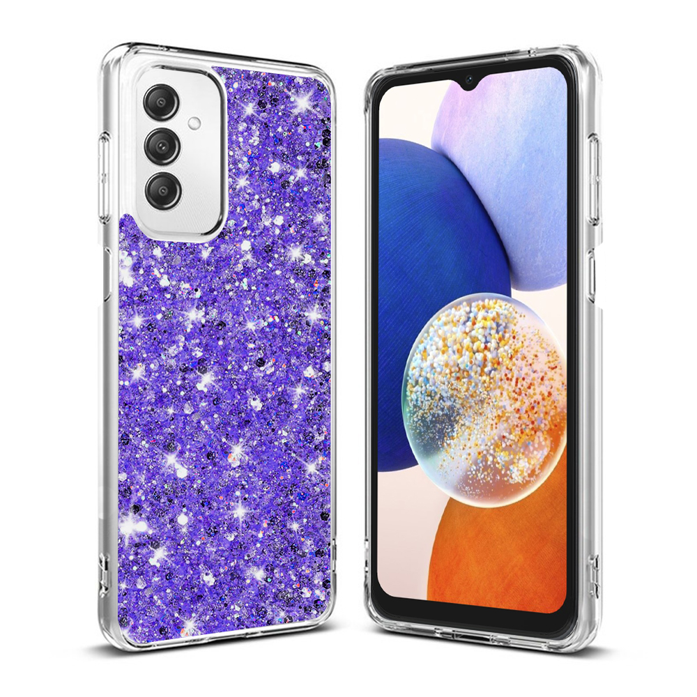 Techsuit - Sparkly Glitter - Samsung Galaxy A14 4G / A14 5G - Purple