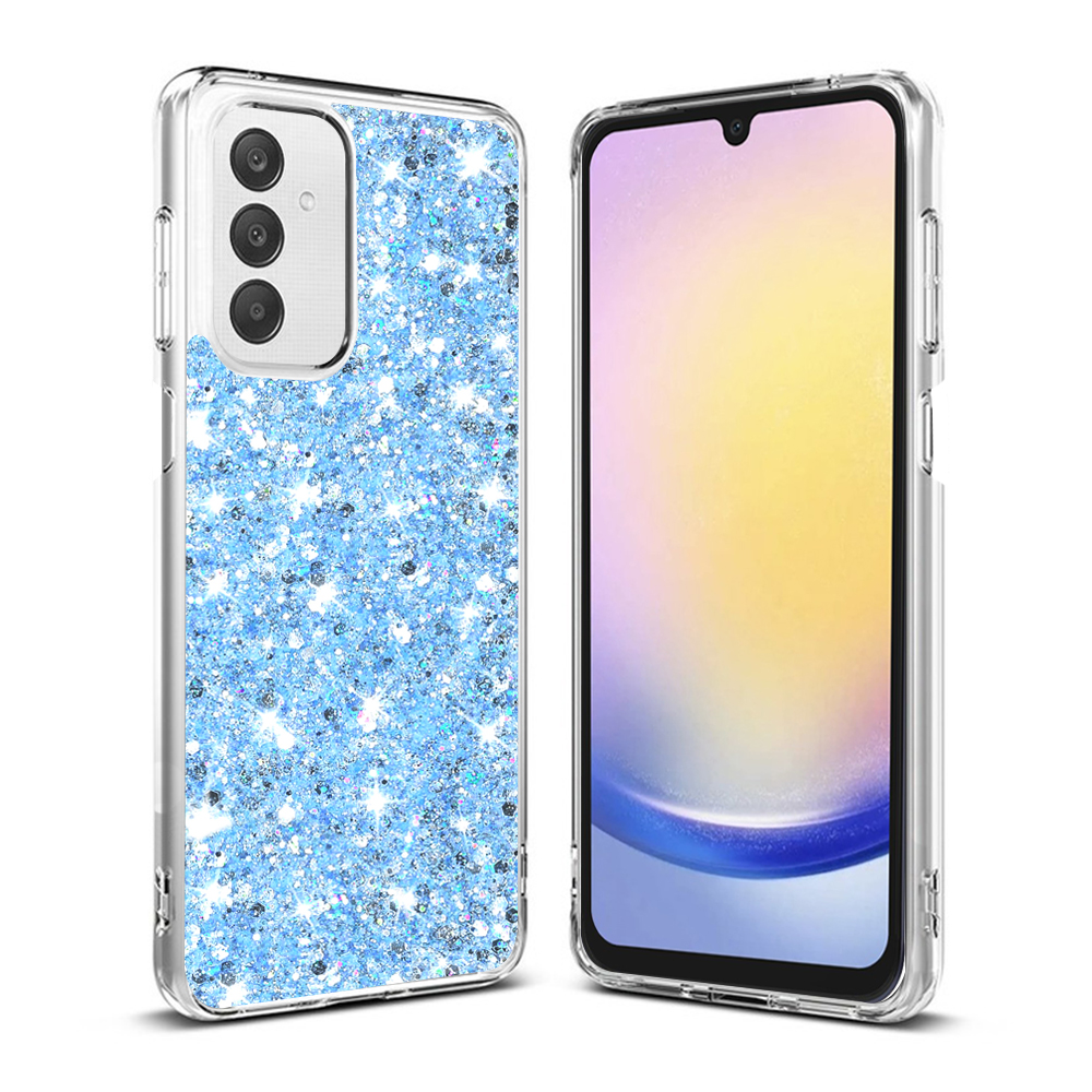 Techsuit - Sparkly Glitter - Samsung Galaxy A25 5G - Blue