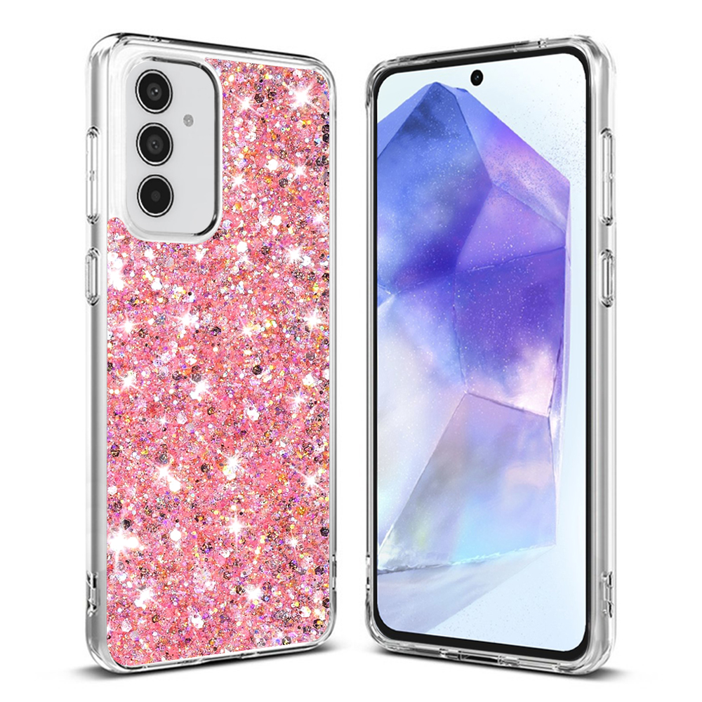 Techsuit - Sparkly Glitter - Samsung Galaxy A55 5G - Pink