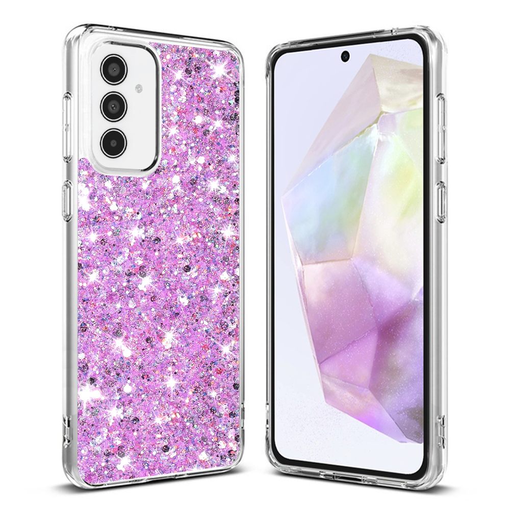 Techsuit - Sparkly Glitter - Samsung Galaxy A35 5G - Magenta