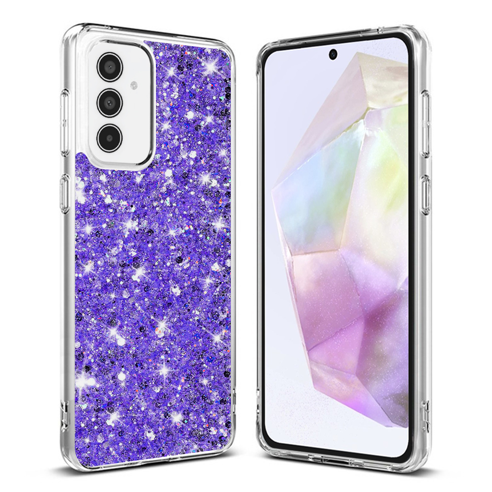 Techsuit - Sparkly Glitter - Samsung Galaxy A35 5G - Purple