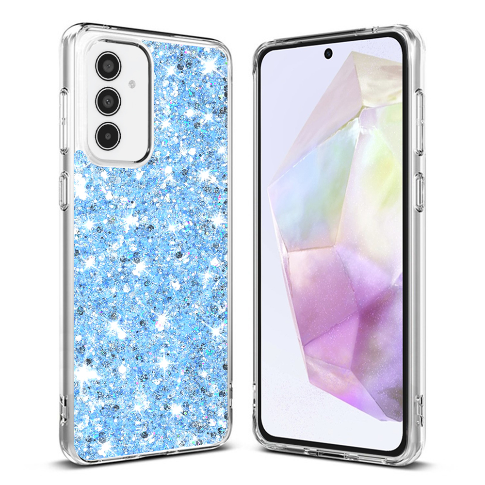 Techsuit - Sparkly Glitter - Samsung Galaxy A35 5G - Blue