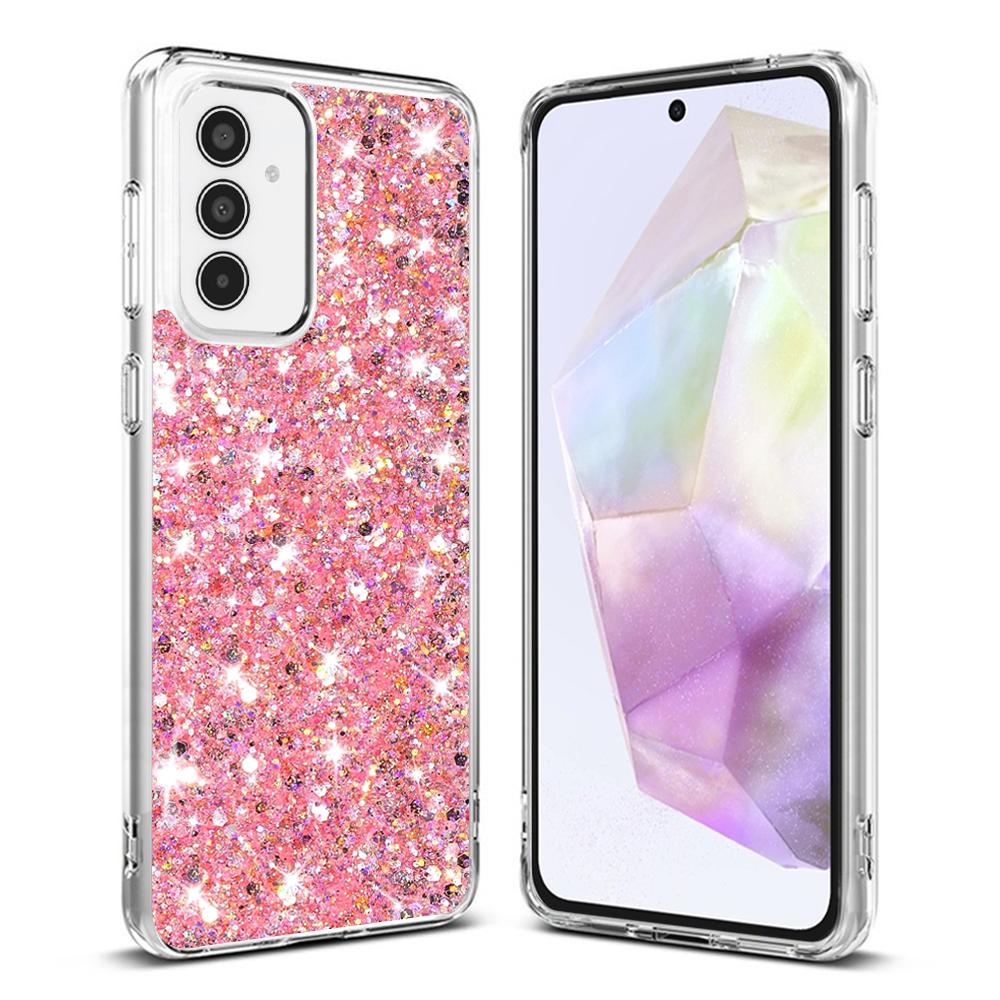 Techsuit - Sparkly Glitter - Samsung Galaxy A35 5G - Pink