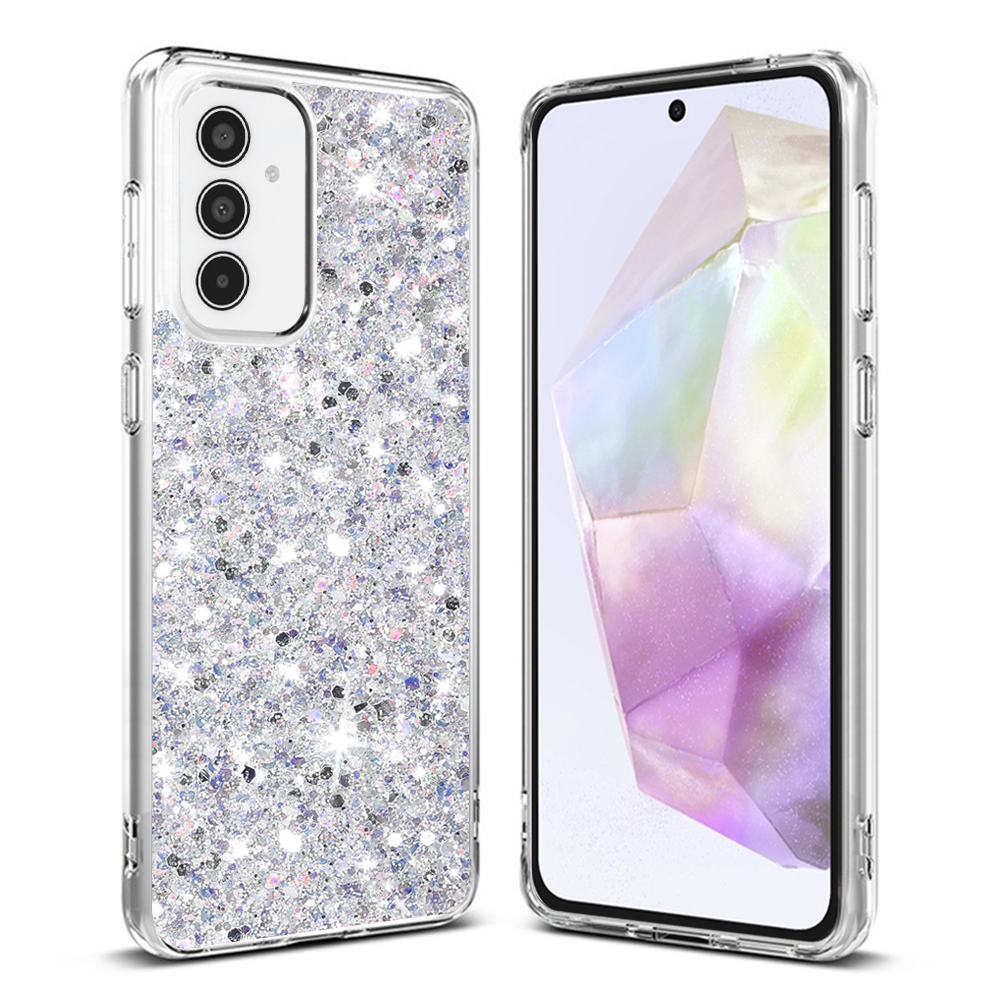 Techsuit - Sparkly Glitter - Samsung Galaxy A35 5G - White