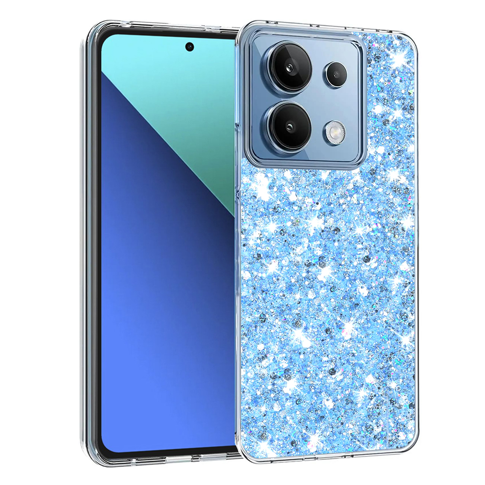 Techsuit - Sparkly Glitter - Xiaomi Redmi Note 13 4G - Blue