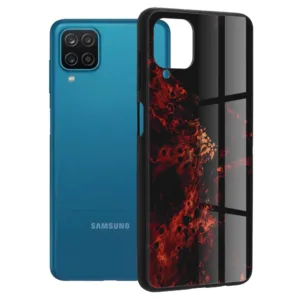 Techsuit - Glaze Series - Samsung Galaxy A12 / A12 Nacho - Red Nebula