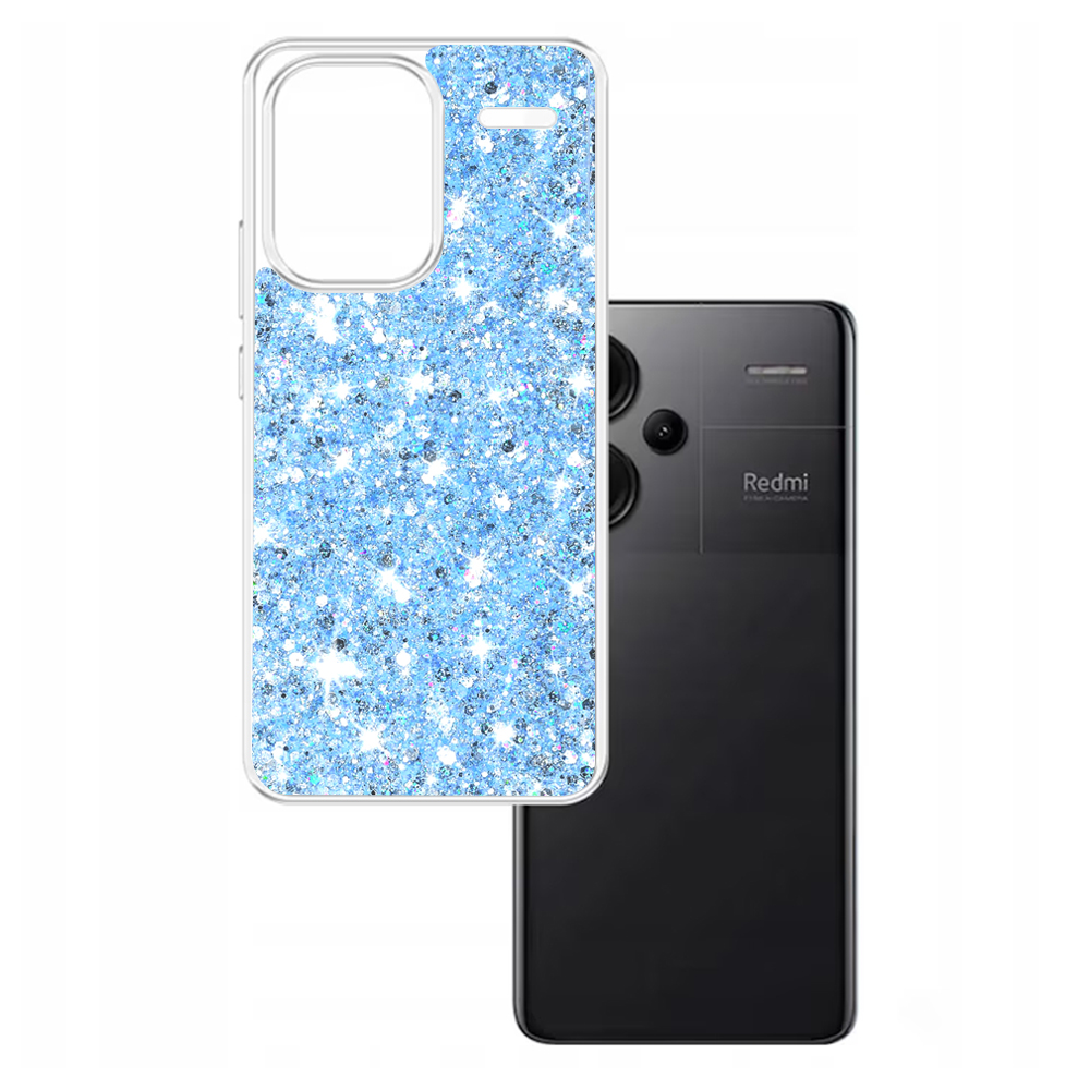 Techsuit - Sparkly Glitter - Xiaomi Redmi Note 13 Pro+ 5G - Blue