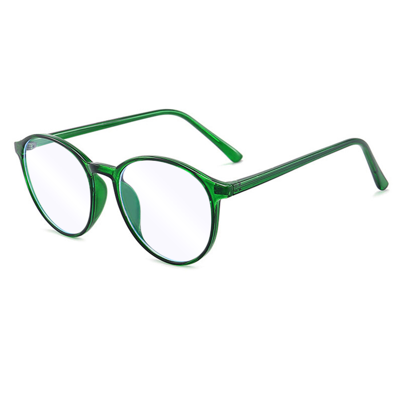 Techsuit - Anti-Blue Light Glasses Reflex TR90 (F8551-C8) - Round - Green