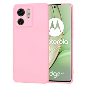 Techsuit - SoftFlex - Motorola Edge 40 / Edge (2023) - Chalk Pink