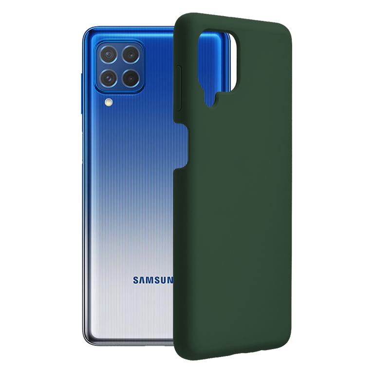 Techsuit - Soft Edge Silicone - Samsung Galaxy F62 / M62 - Dark Green