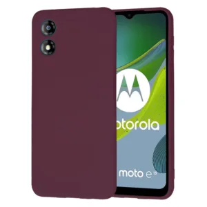 Techsuit - SoftFlex - Motorola Moto E13 - Plum Red