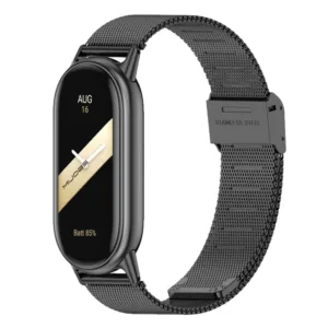 Techsuit - Watchband 15mm (W022) - Xiaomi Mi Band 8 / 8 NFC / 9 / 9 NFC - Black