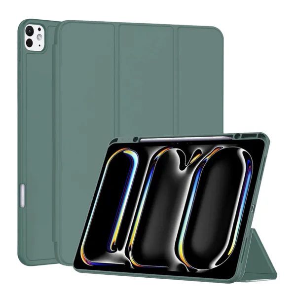 Techsuit - Flex Trifold (with Pencil Holder) - iPad Pro 13 (2024) - Green