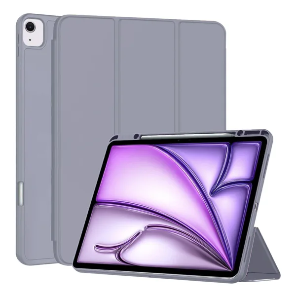 Techsuit - Flex Trifold (with Pencil Holder) - iPad Air 13 (2024) - Purple