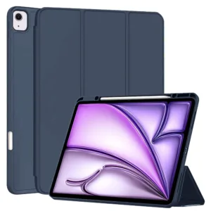 Techsuit - Flex Trifold (with Pencil Holder) - iPad Air 13 (2024) - Dark Blue