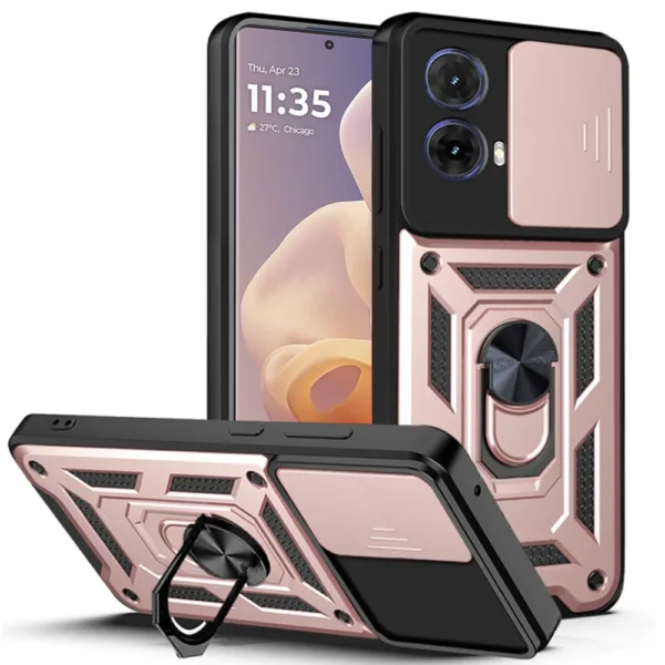 Techsuit - CamShield Series - Motorola Moto G85 - Rose Gold