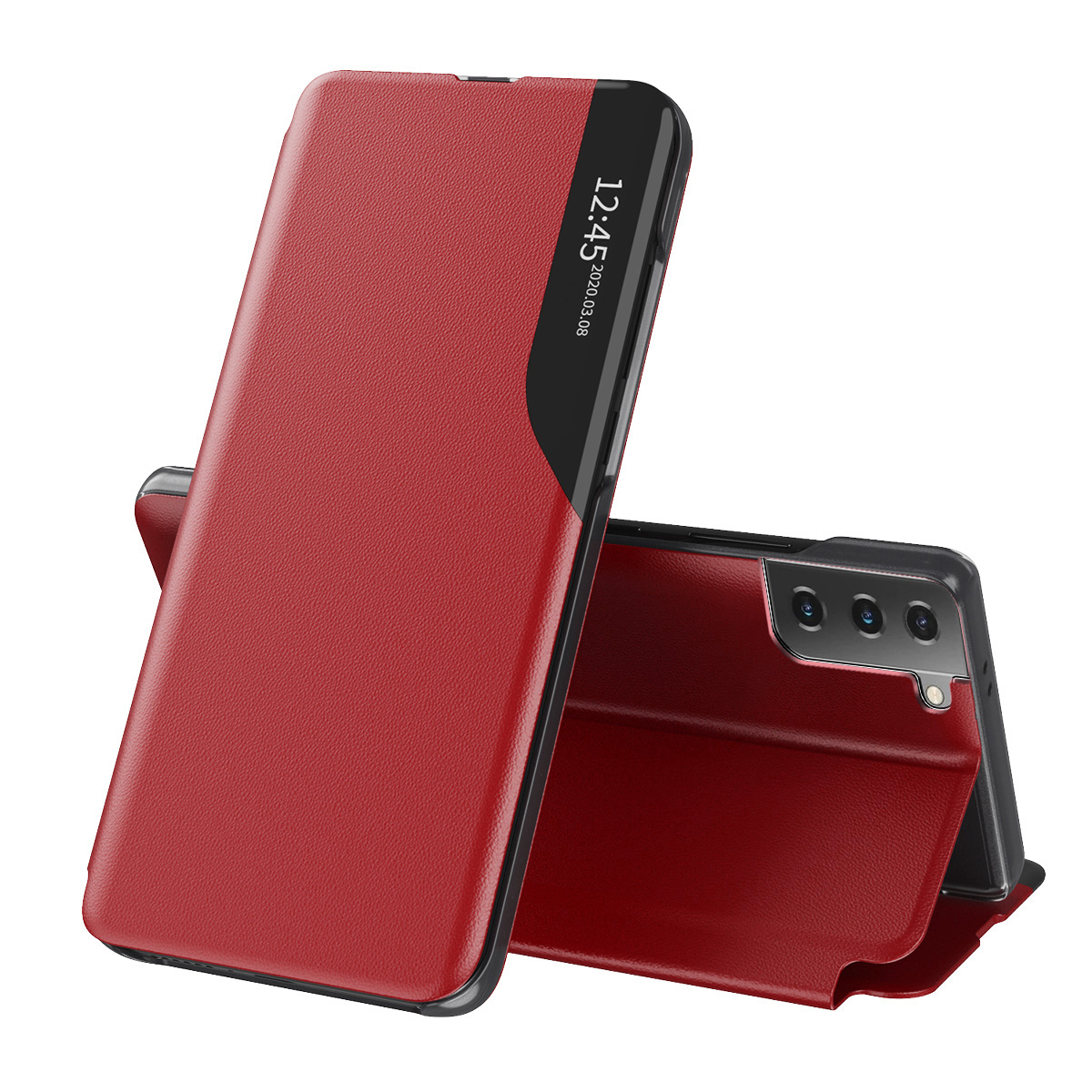 Techsuit - eFold Series - Samsung Galaxy S21 FE - Red