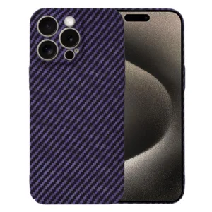 Techsuit - Carbonite FiberShell - iPhone 15 Pro Max - Purple