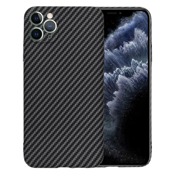 Techsuit - Carbonite FiberShell - iPhone 11 Pro Max - Black