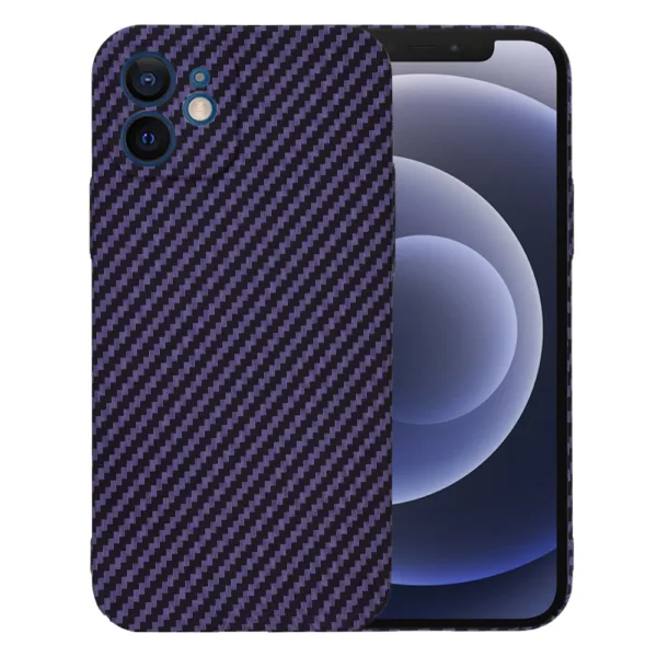 Techsuit - Carbonite FiberShell - iPhone 12 - Purple