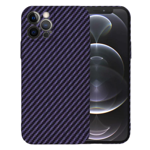 Techsuit - Carbonite FiberShell - iPhone 12 Pro - Purple