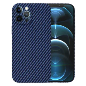 Techsuit - Carbonite FiberShell - iPhone 12 Pro Max - Cyan