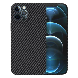 Techsuit - Carbonite FiberShell - iPhone 12 Pro Max - Black