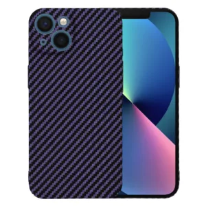 Techsuit - Carbonite FiberShell - iPhone 13 - Purple