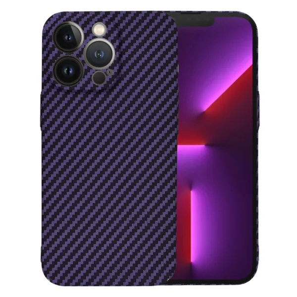 Techsuit - Carbonite FiberShell - iPhone 13 Pro - Purple