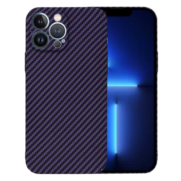 Techsuit - Carbonite FiberShell - iPhone 13 Pro Max - Purple