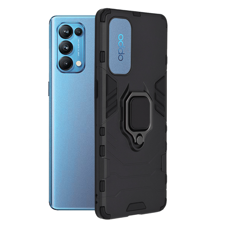 Techsuit - Silicone Shield - Oppo Reno5 Pro 5G - Black