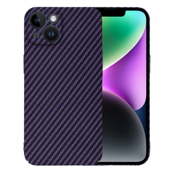 Techsuit - Carbonite FiberShell - iPhone 14 - Purple