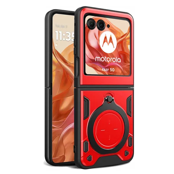 Techsuit - CamGuard Pro - Motorola Razr 50 - Red