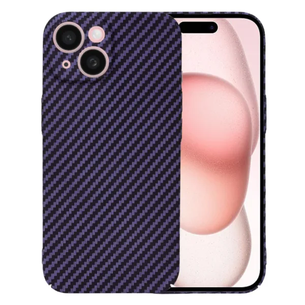 Techsuit - Carbonite FiberShell - iPhone 15 - Purple