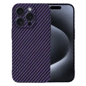 Techsuit - Carbonite FiberShell - iPhone 15 Pro - Purple