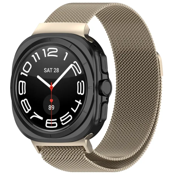 Techsuit - Watchband (W009) - Samsung Galaxy Watch Ultra 47mm - Natural Titanium