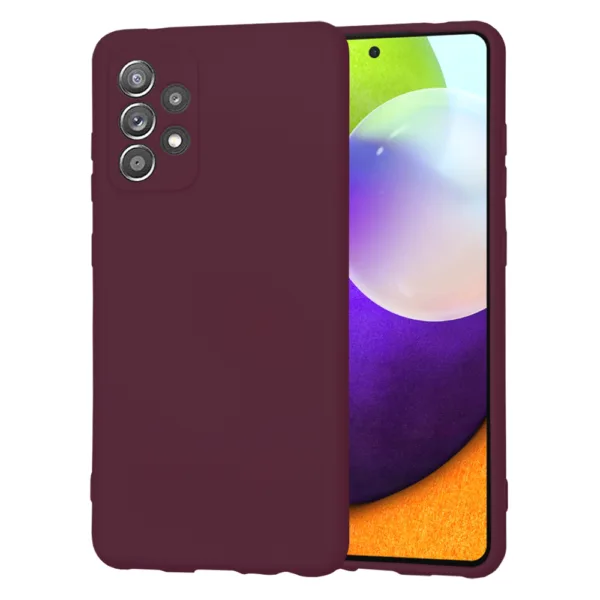 Techsuit - SoftFlex - Samsung Galaxy A52 4G / A52 5G / A52s 5G - Plum Red