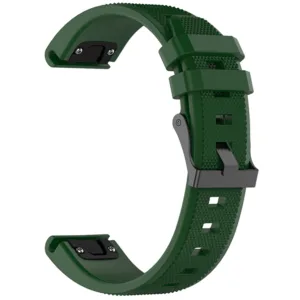 Techsuit - Watchband QuickFit 20mm (W058) - Instinct 2S/2S Solar/Approach S70 42mm/fenix 7S Pro Sapphire Solar - Dark Green