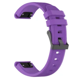 Techsuit - Watchband QuickFit 20mm (W058) - Instinct 2S/2S Solar/Approach S70 42mm/fenix 7S Pro Sapphire Solar - Purple