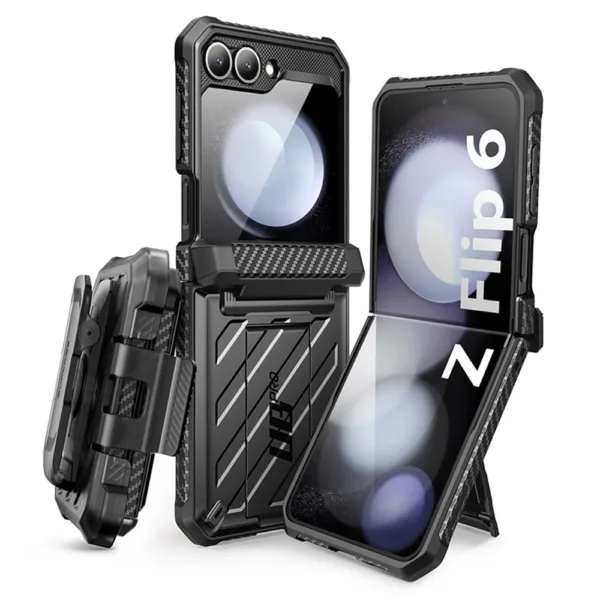 Supcase - Unicorn Beetle Pro - Samsung Galaxy Z Flip6 - Black