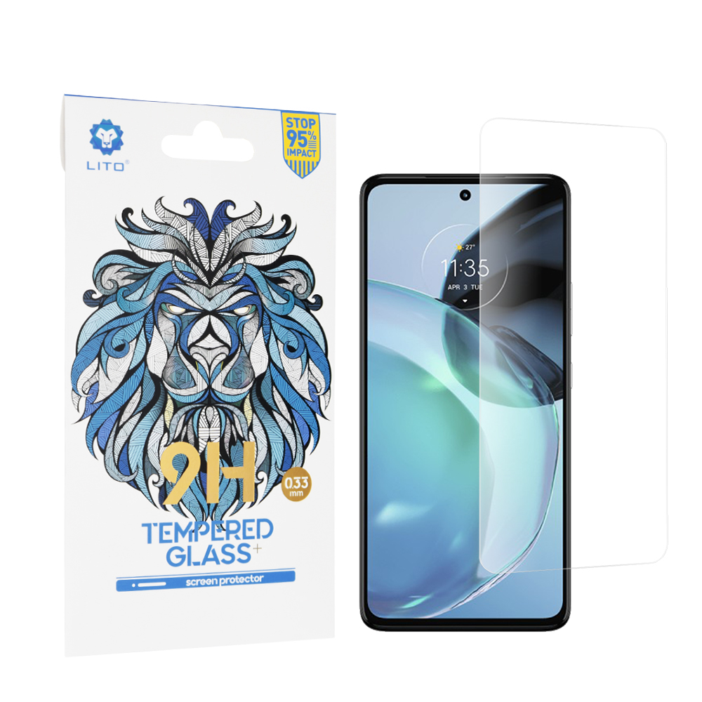 Lito - 2.5D Classic Glass - Motorola Moto G72 - Clear