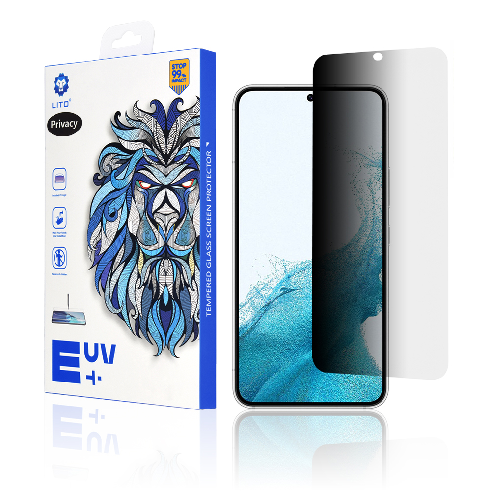 Lito - 3D UV Glass - Samsung Galaxy S22 5G / S23 - PRIVACY