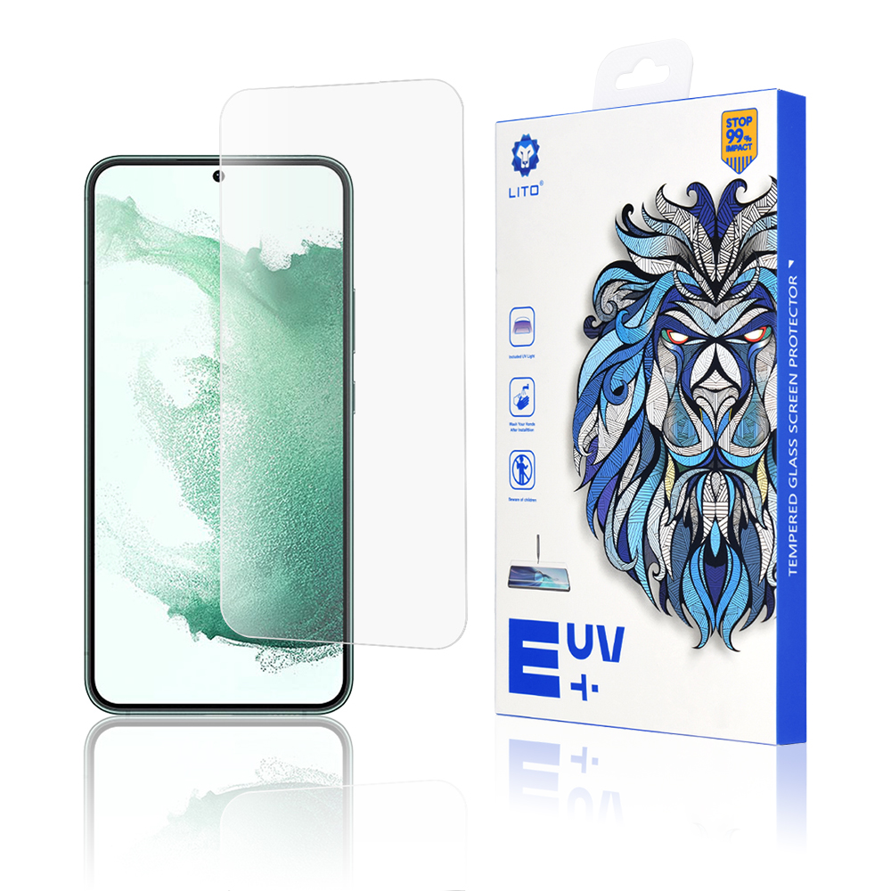 Lito - 3D UV Glass - Samsung Galaxy S22 Plus 5G / S23 Plus - Clear