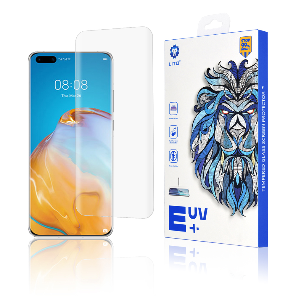 Lito - 3D UV Glass - Huawei P40 Pro / P40 Pro Plus - Clear