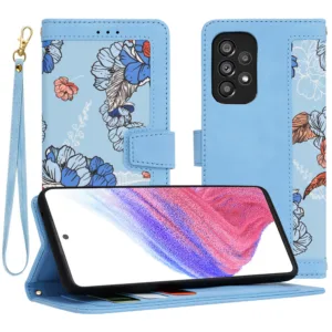 Techsuit - FlipCraft - Samsung Galaxy A53 5G - Vibrant Blue