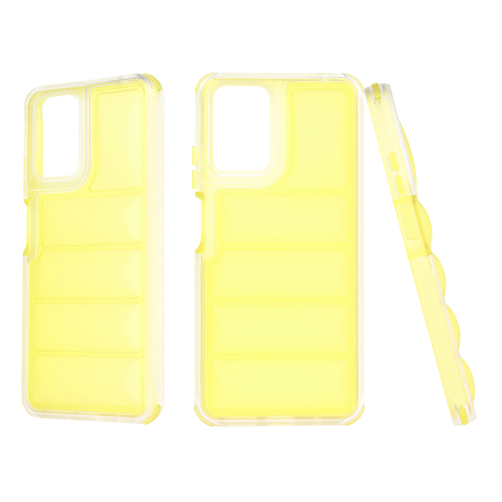 Techsuit - Wave Shield - Motorola Moto G04 / Moto G04s / Moto G24 / Moto E14 - Yellow