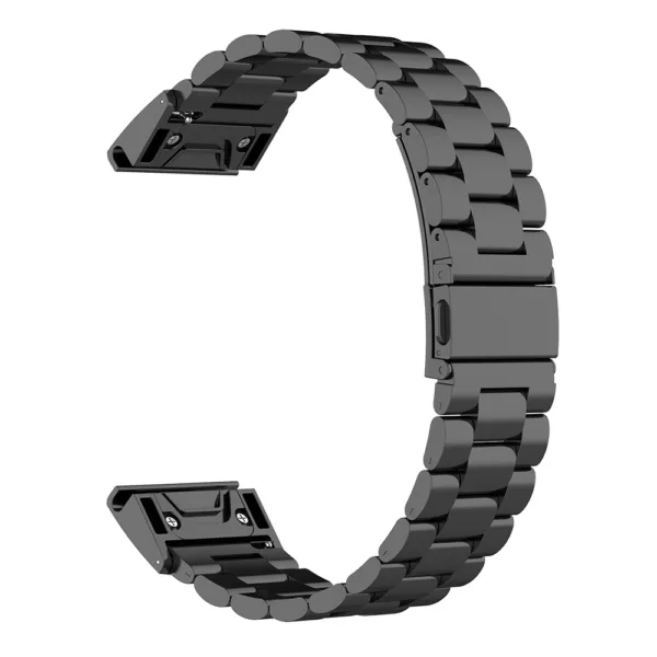 Techsuit - Watchband QuickFit 26mm (W010) - Garmin Fenix 3/3 HR/5X/5X Plus/6X/6X Pro/7X/7X Pro Solar - Black